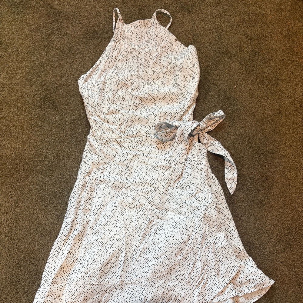 Abercrombie halter ruffle mini dress XXS